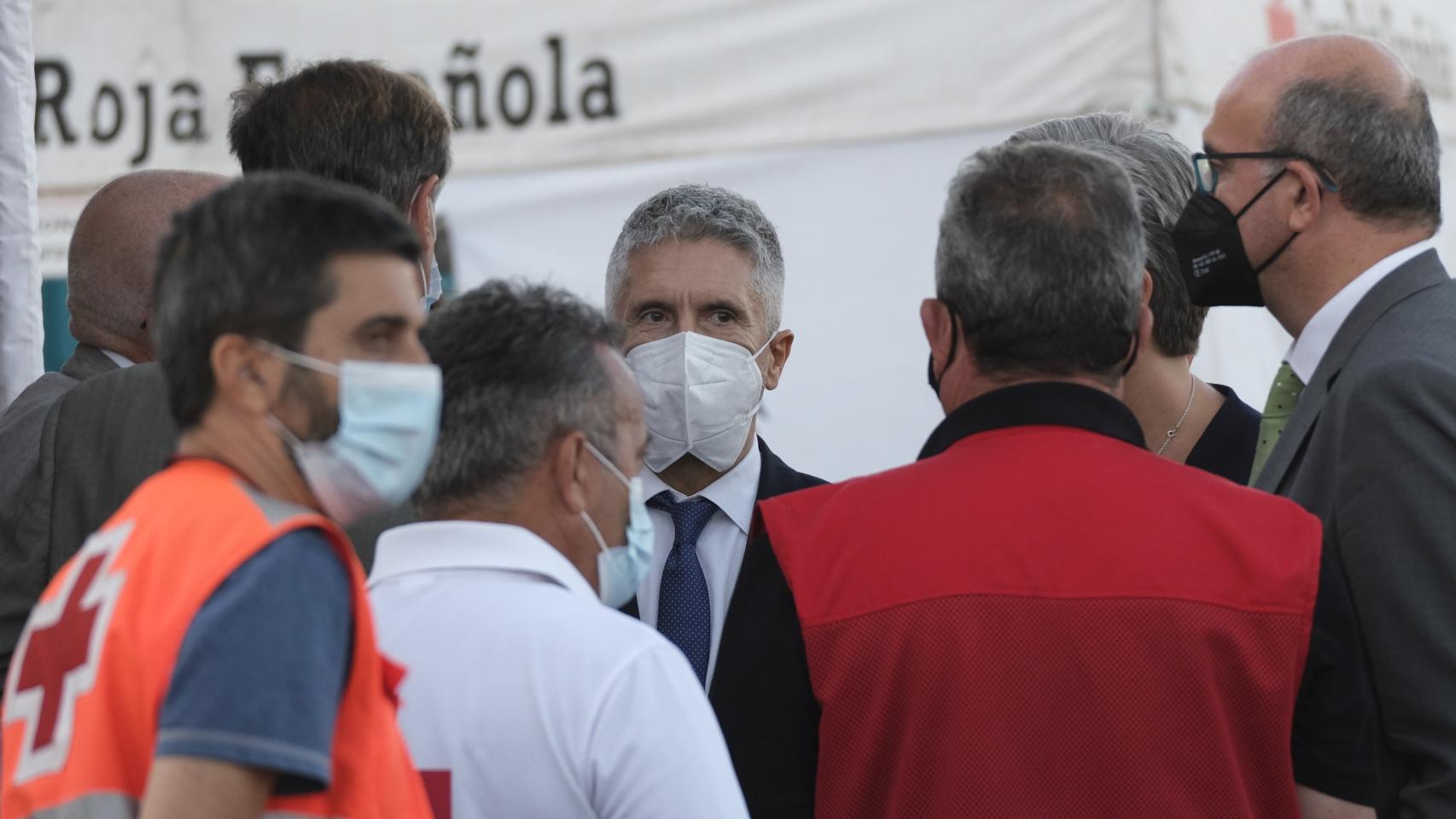 Marlaska en su visita a Canarias.