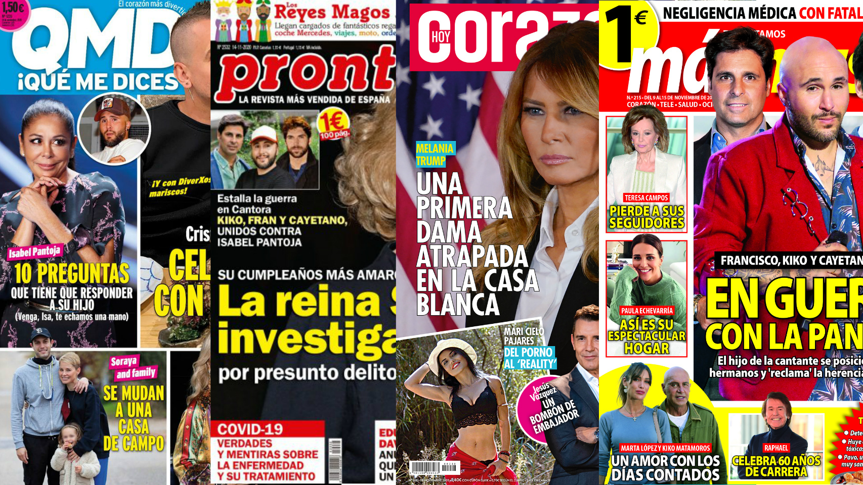 Portadas de las revistas de los lunes.