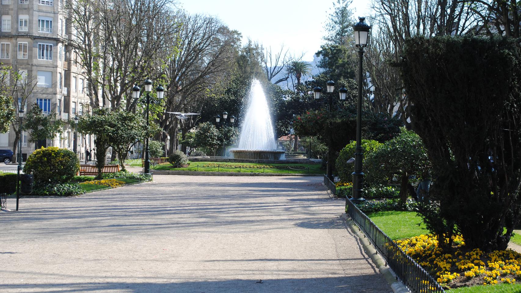 Plaza de Compostela, en Vigo.