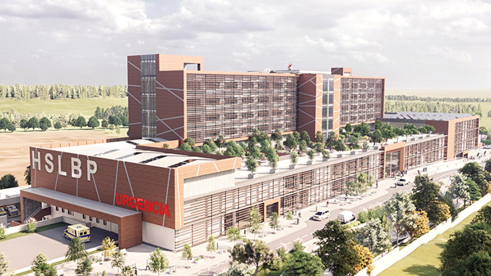 Imagen del Hospital Buin-Paine que construirá Sacyr.