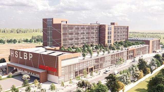 Imagen del Hospital Buin-Paine que construirá Sacyr.
