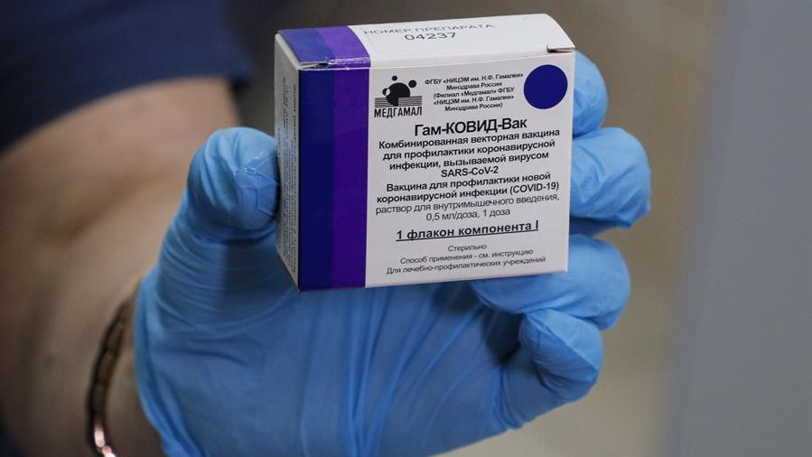 Spuntik V, la primera vacuna rusa registrada contra la covid-19.