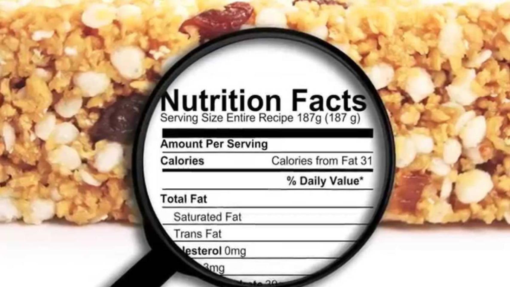 El etiquetado nutricional puede ser confuso.