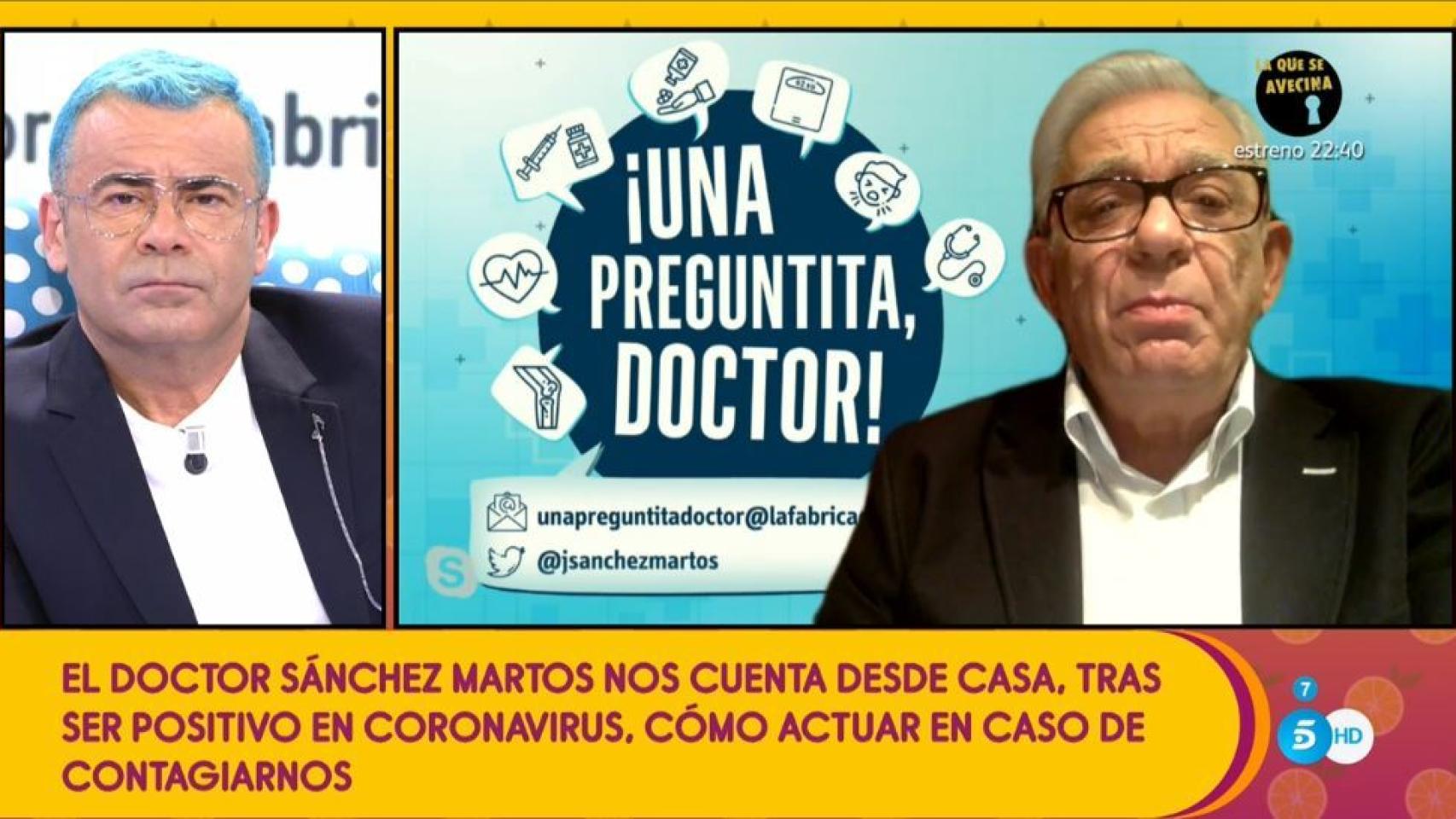 Jesús Sánchez Martos en el programa 'Sálvame'.