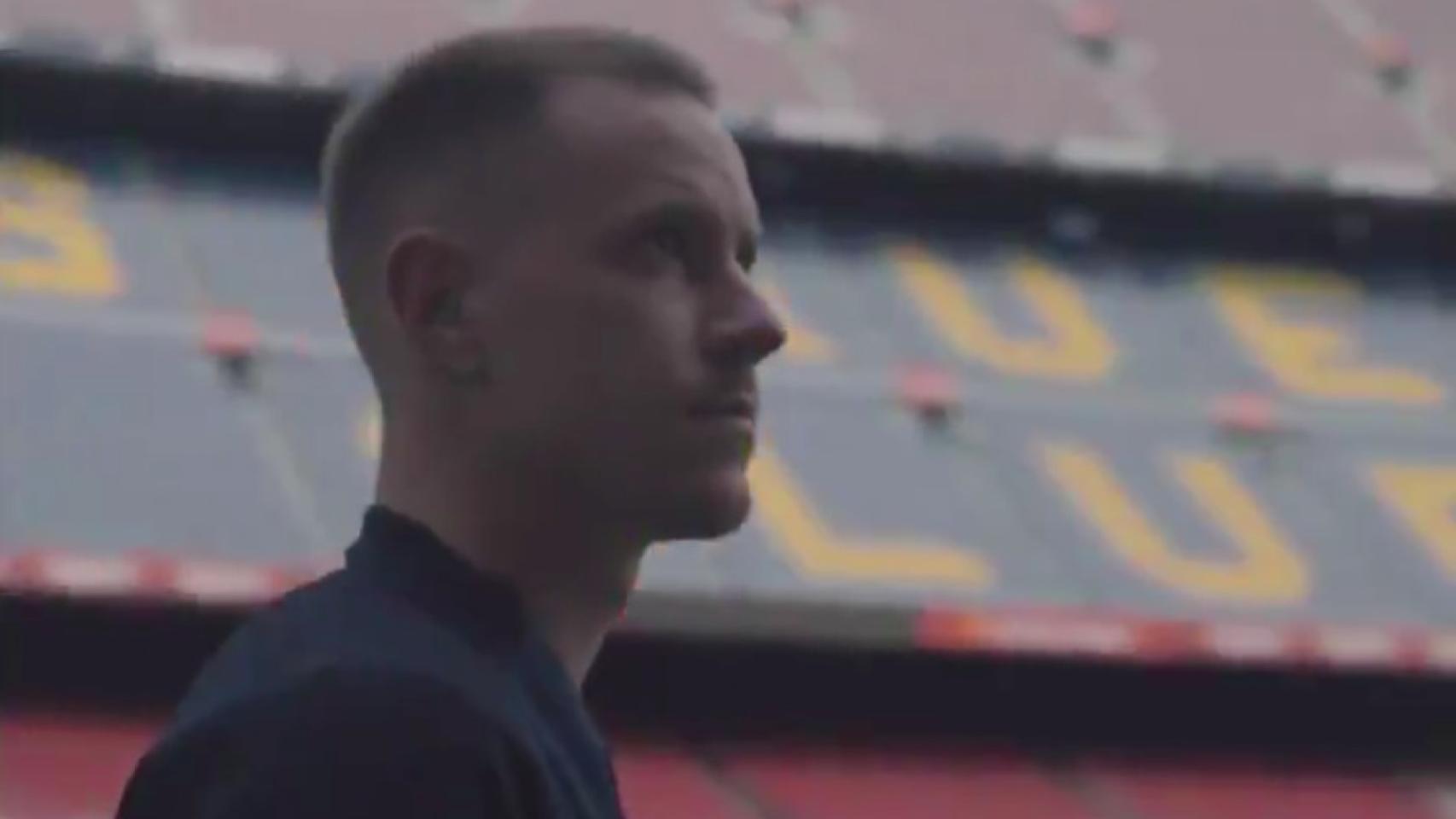Ter Stegen, en el Camp Nou