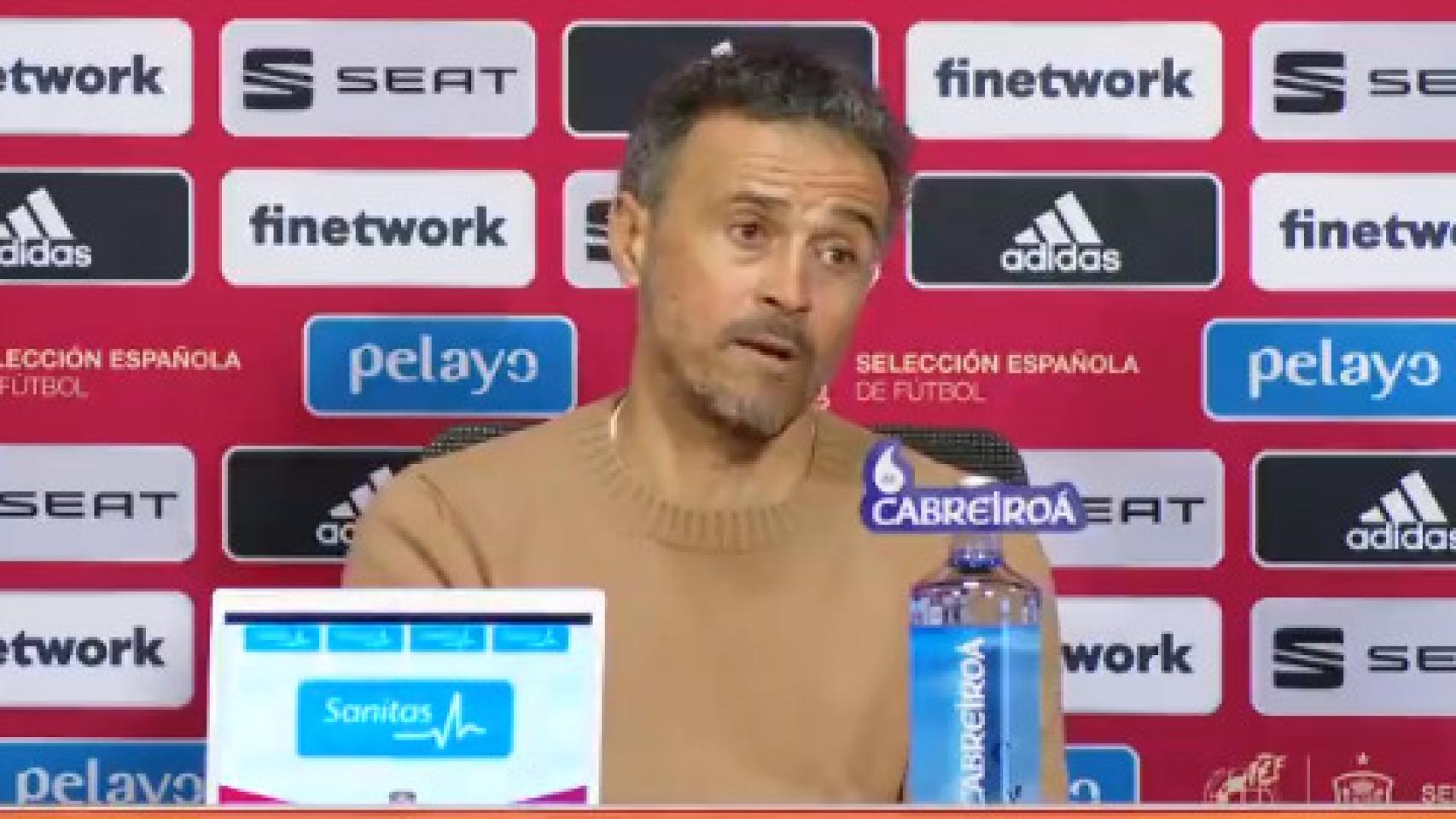 Luis Enrique en rueda de prensa