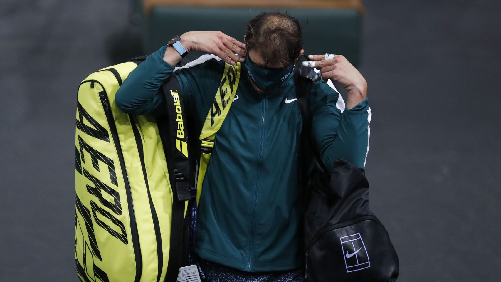 Rafa Nadal, durante un torneo de 2020