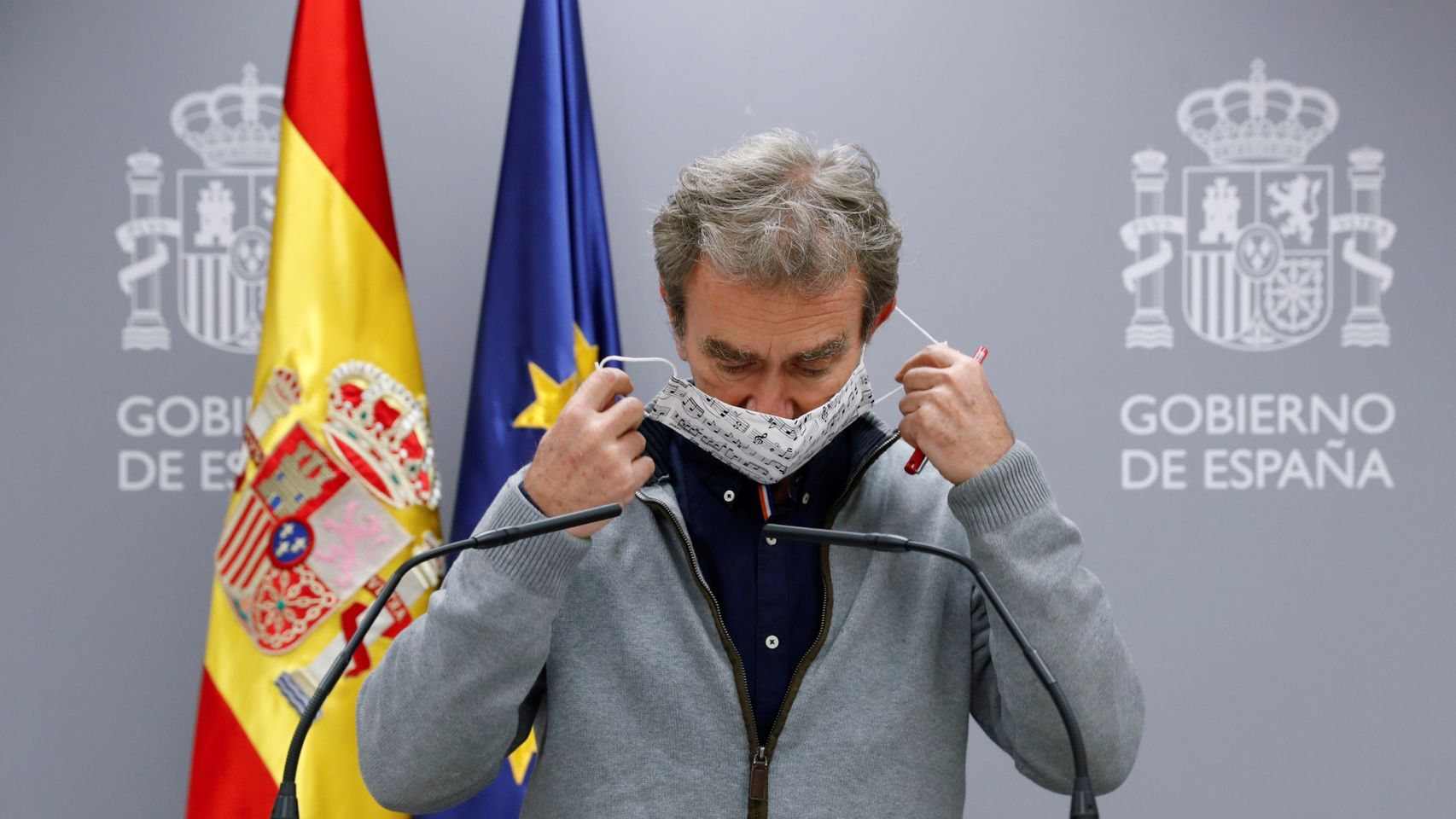 El director del Centro de Coordinación de Alertas y Emergencias Sanitarias, Fernando Simón, este jueves.