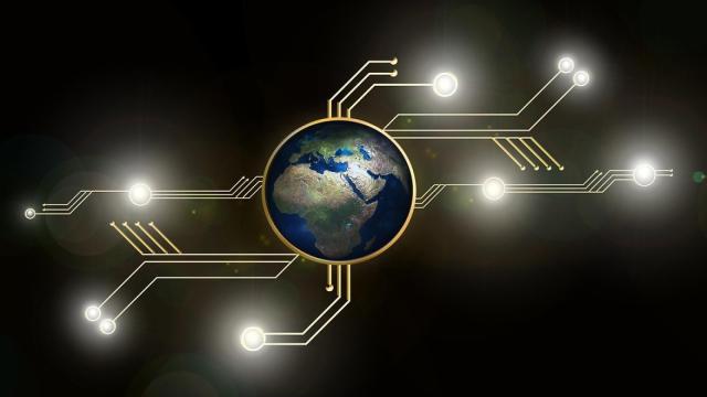 Imagen de archivo de transformación digital.