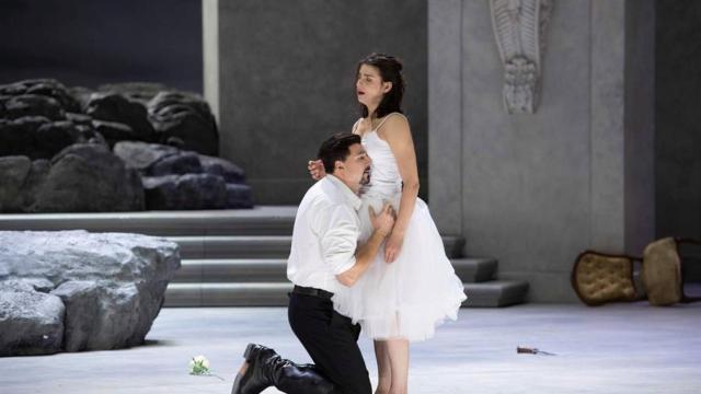 Ensayo de escena con el primer reparto de Rusalka, de Antonin Dvorák.