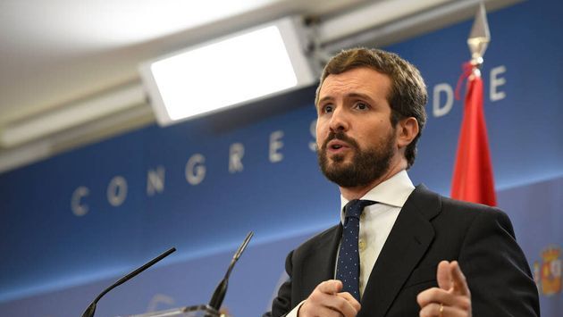 El presidente del PP, Pablo Casado, en una imagen de archivo.