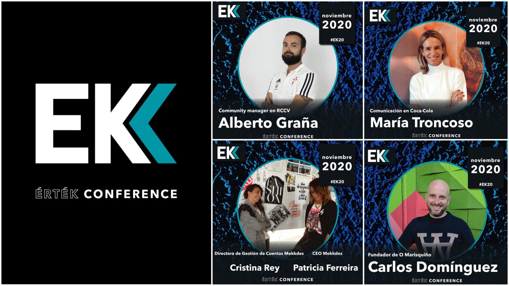 Algunos de los ponentes de las conferencias.