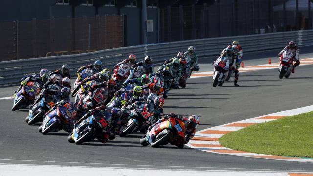 Jorge Martín, en el Gran Premio de Valencia de Moto2 de 2020