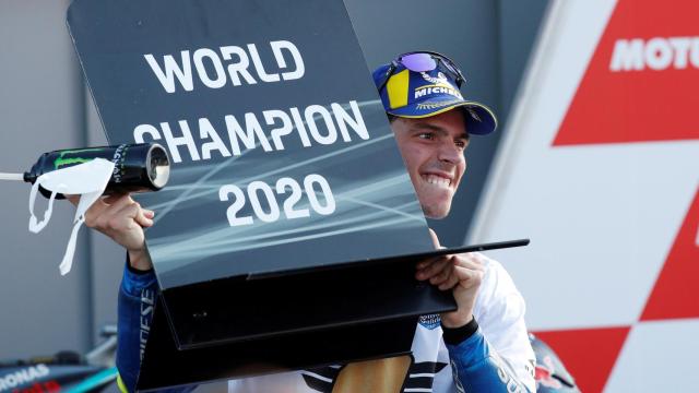 Joan Mir, campeón del mundo de Moto GP