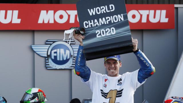 Joan Mir, campeón de mundo de MotoGP