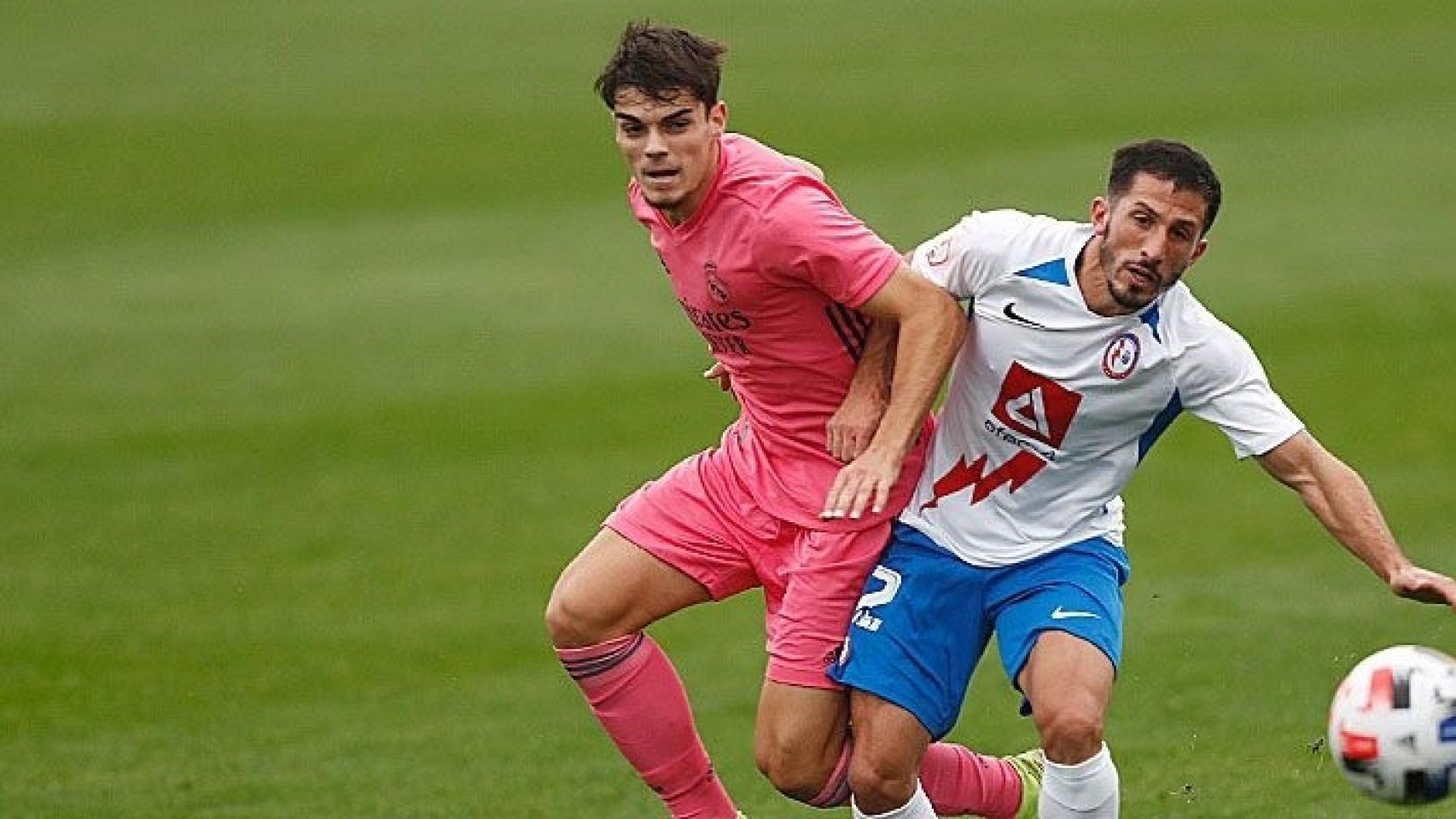 Una imagen del Rayo Majadahonda - Real Madrid Castilla