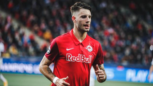 Szoboszlai, el delantero de moda, con el Salzburgo