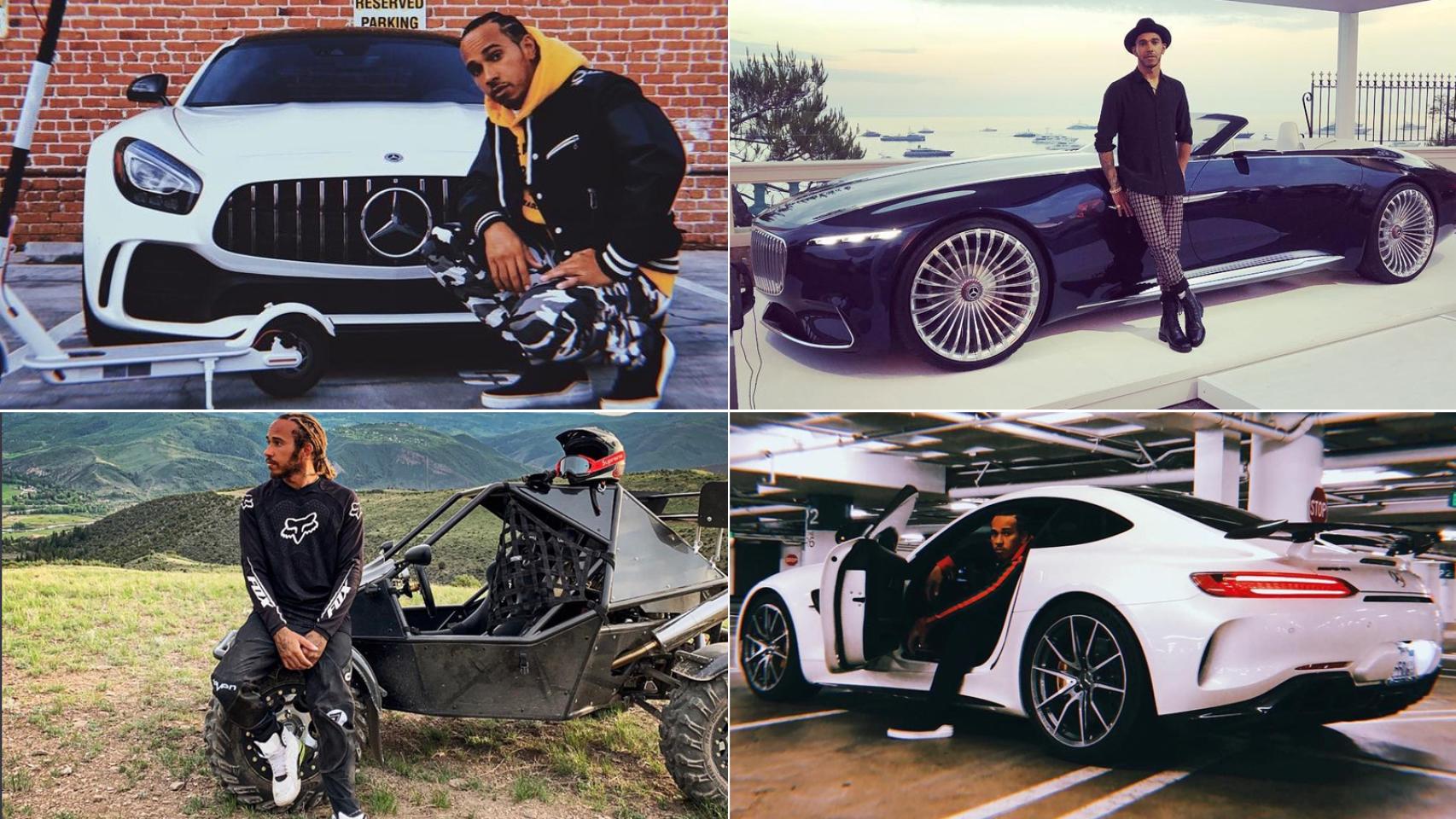 La mayoría de los coches con los que ha pasado Lewis Hamilton hasta ahora han sido Mercedes.