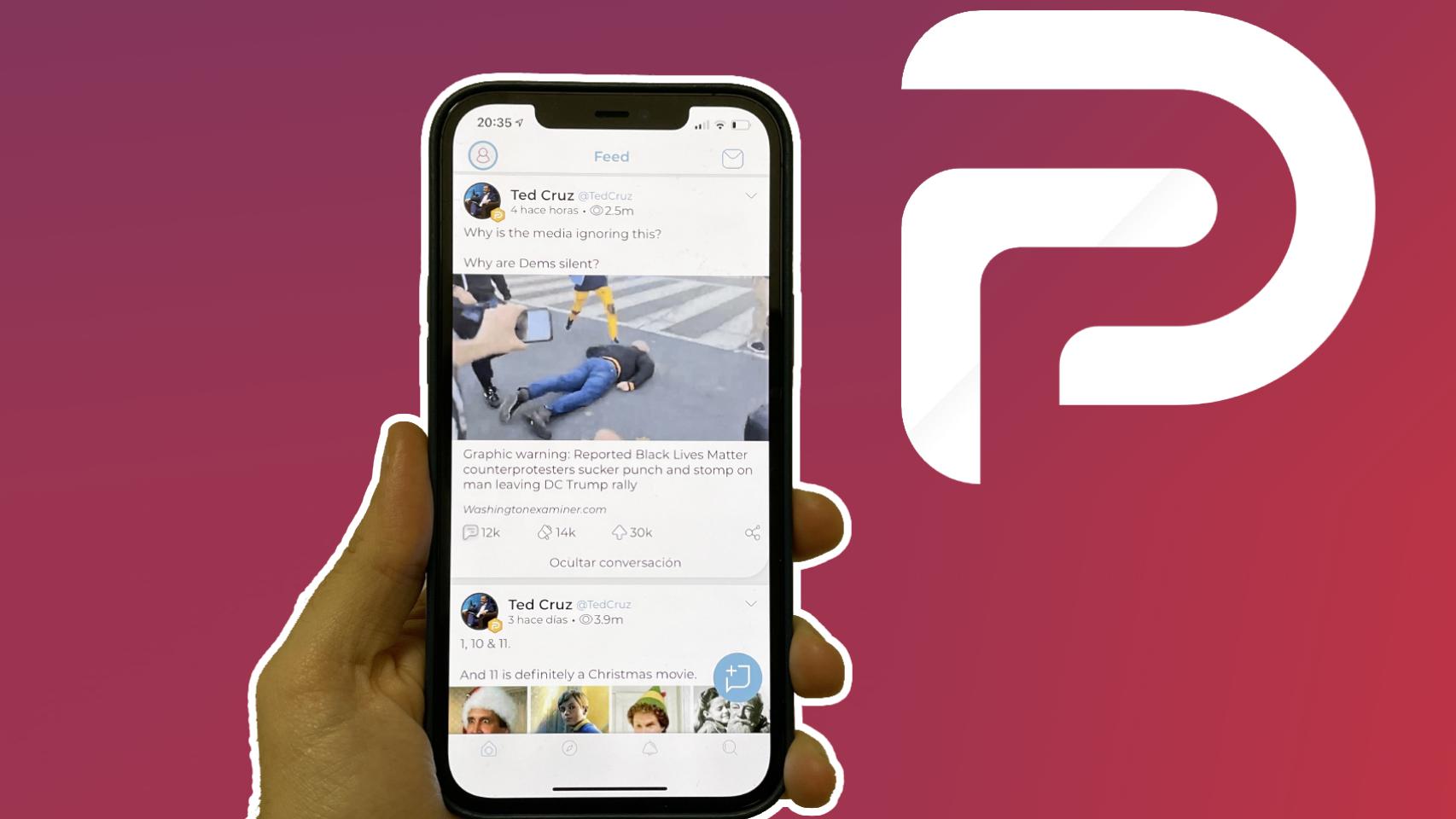Parler, la red social que ha conquistado a la ultraderecha americana.