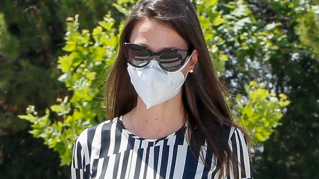 Esther Doña, marquesa viuda de Griñón, en el funeral de Manolo Segura el pasado mes de junio.