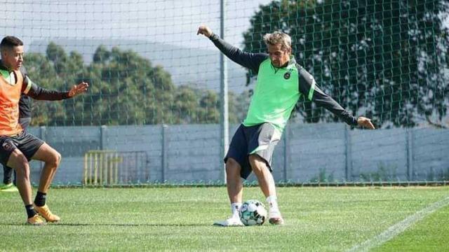 Fabio Coentrao, en un entrenamiento con el Rio Ave. Foto: Instagram (rioavefc)