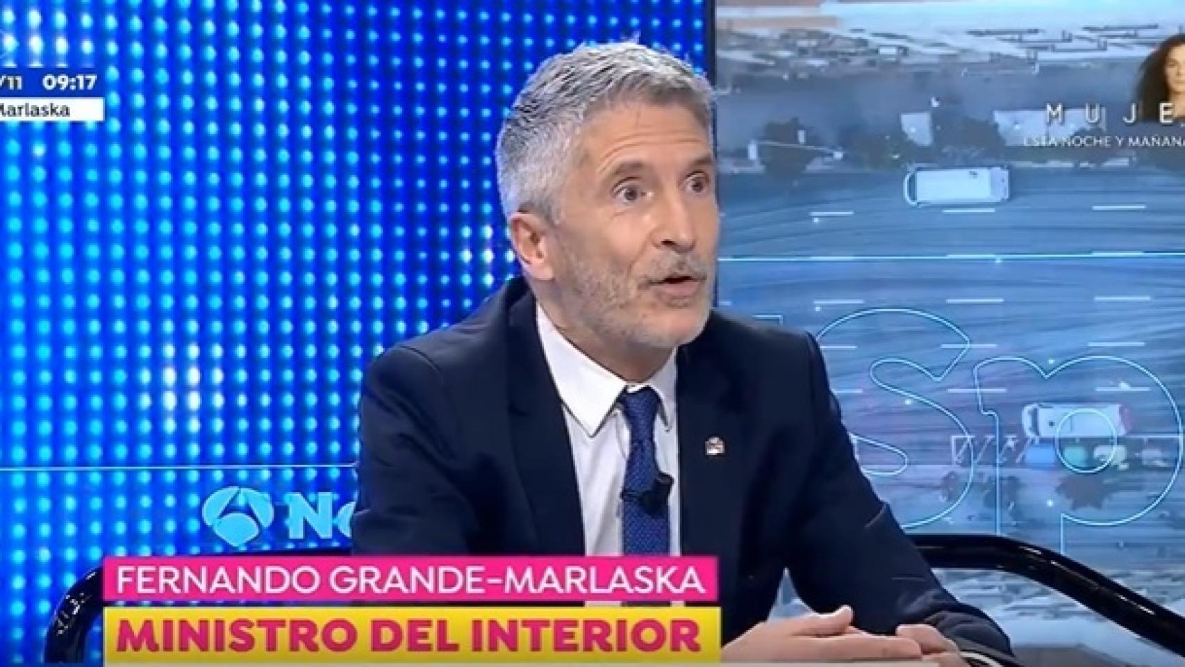 El ministro del Interior, Fernando Grande-Marlaska.