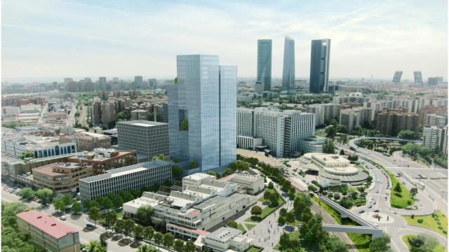Imagen del proyecto que ha planteado Metrovacesa en en el antiguo complejo industrial Clesa de Madrid.