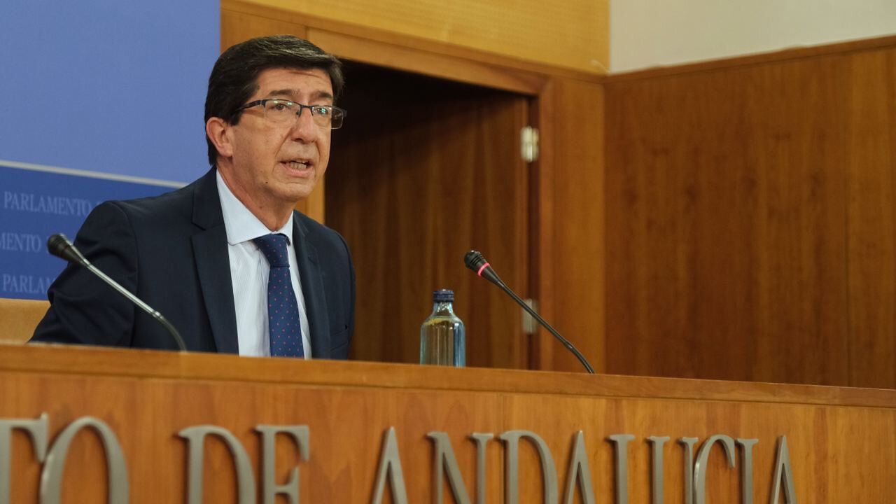 El vicepresidente de la Junta, Juan Marín