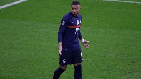 Kylian Mbappé, en un partido de la selección de Francia. Foto: Instagram (@k.mbappe)