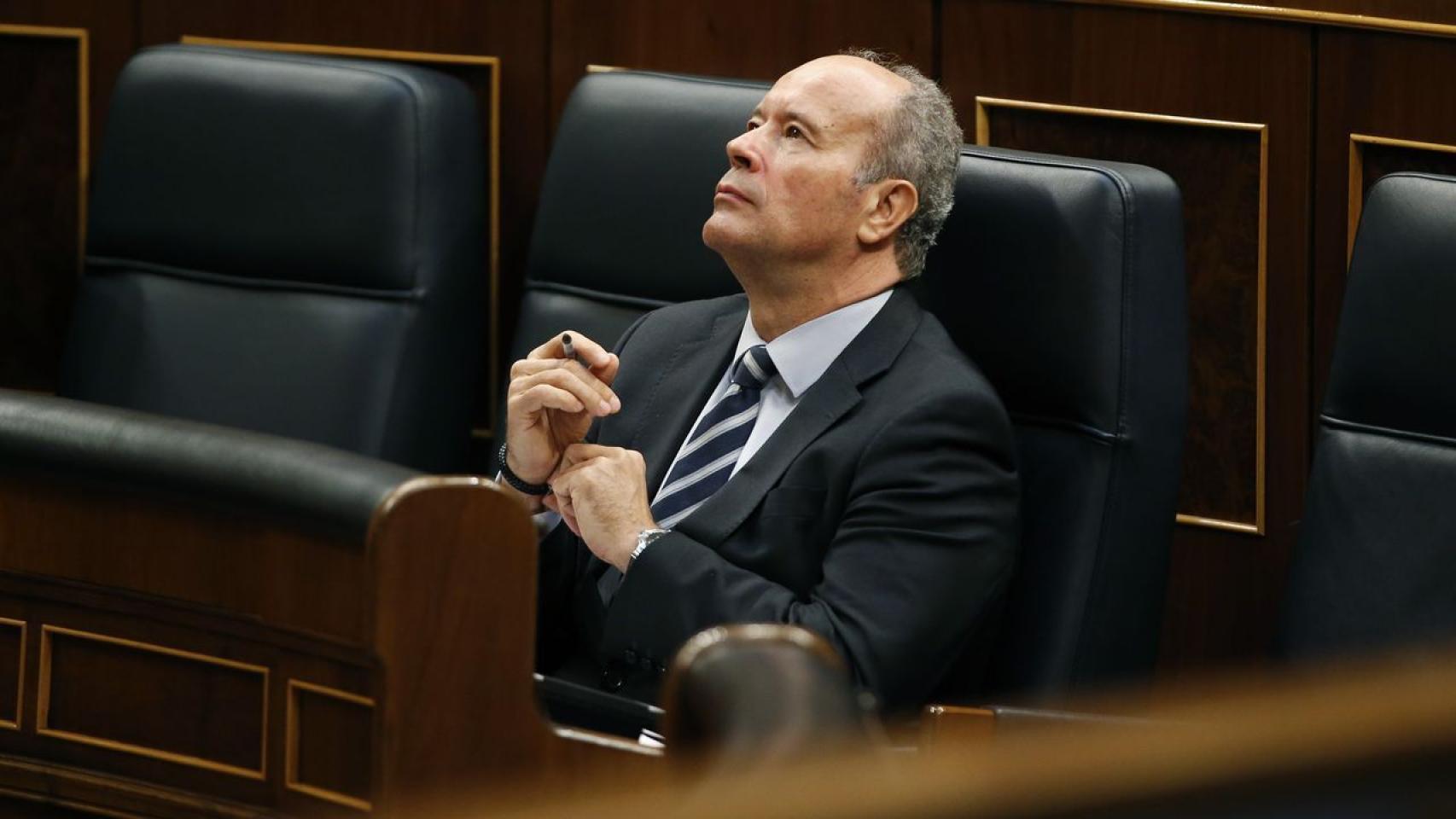 El ministro de Justicia, Juan Carlos Campo, en el Congreso en una imagen de archivo./