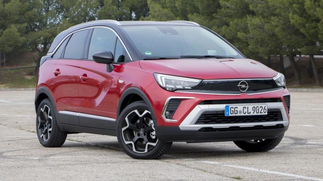Unidad probada del nuevo Opel Crossland, que se fabrica en España.