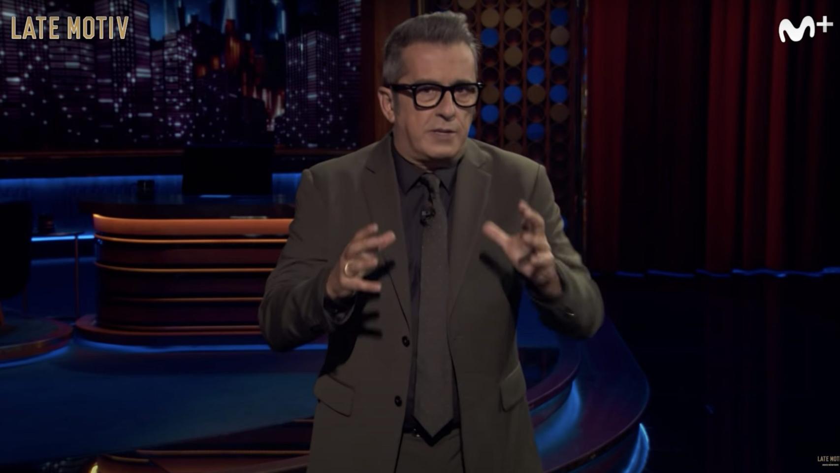 Andreu Buenafuente durante su monólogo en Late Motiv.