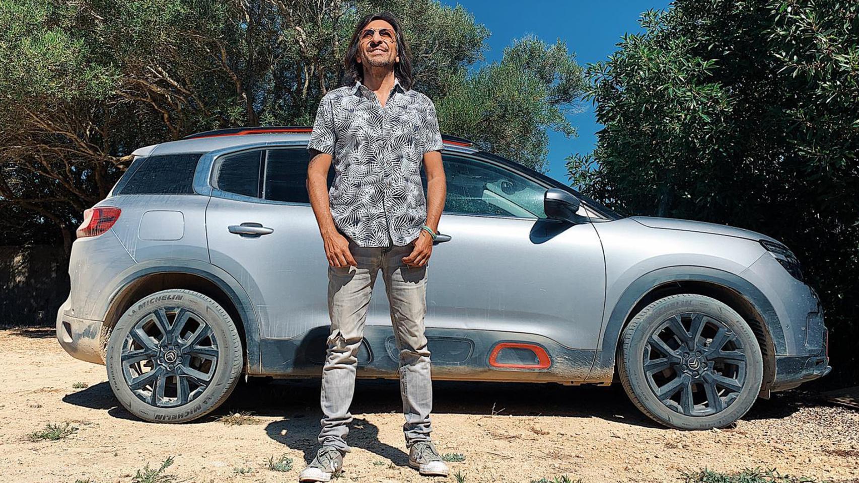 El músico Antonio Carmona, embajador de Citroën con el C5 Aircross.