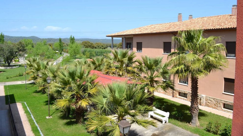 Una imagen de los exteriores de la residencia