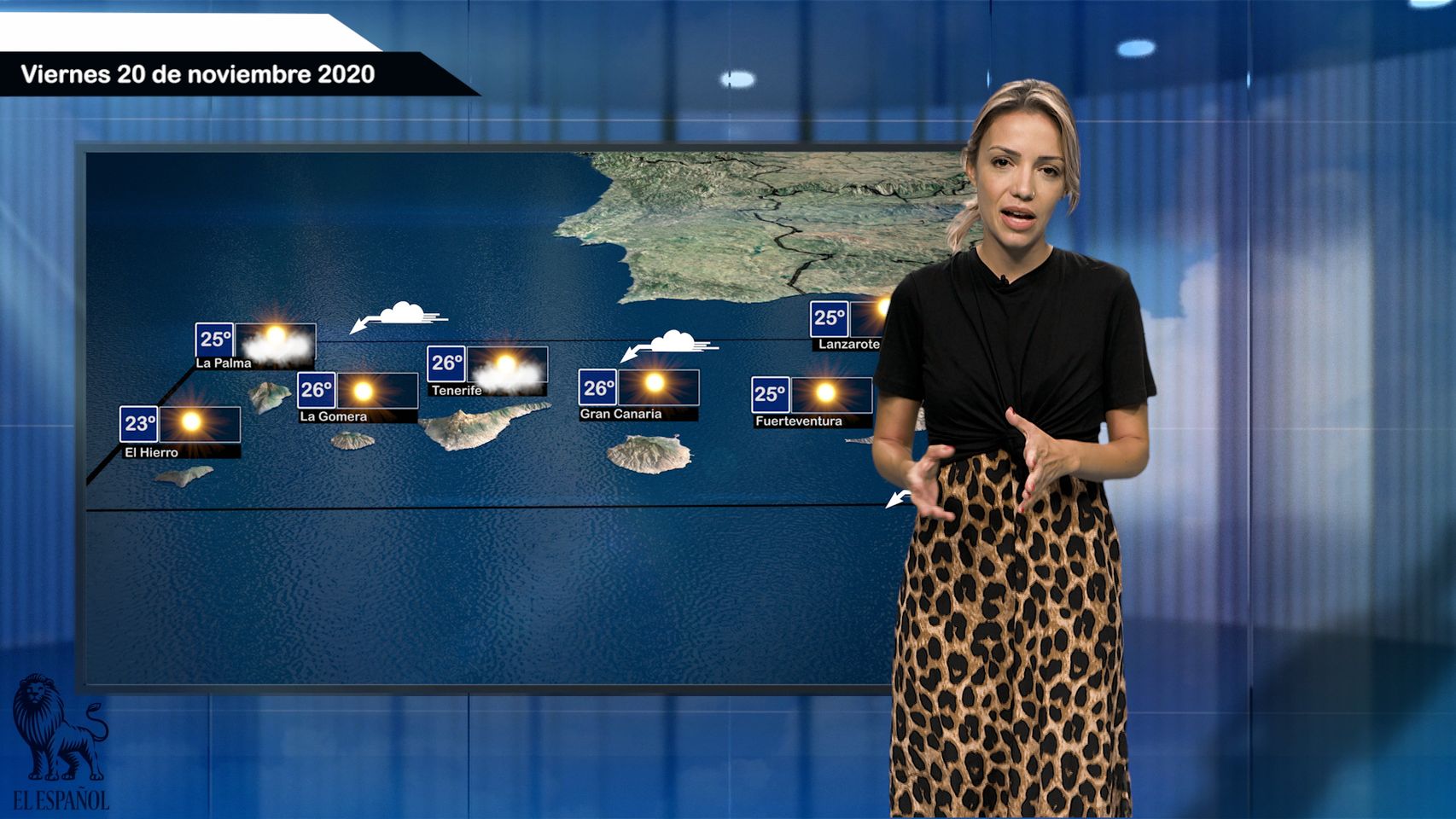 Previsión para el viernes 20 de noviembre.