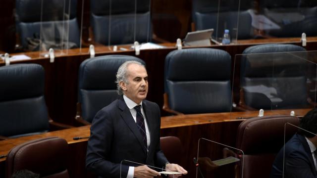 Enrique Ruiz Escudero, consejero de Sanidad de la Comunidad de Madrid.