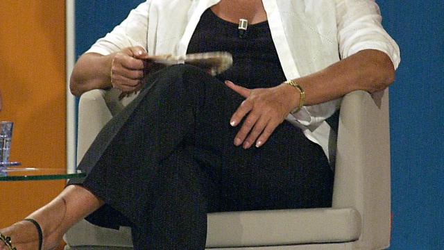 Teresa Rivera durante una intervención en el programa 'Salsa Rosa' en el año 2003.