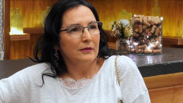 Águeda Ruiz durante su participación en 'First Dates'.