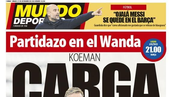 Portada Mundo Deportivo
