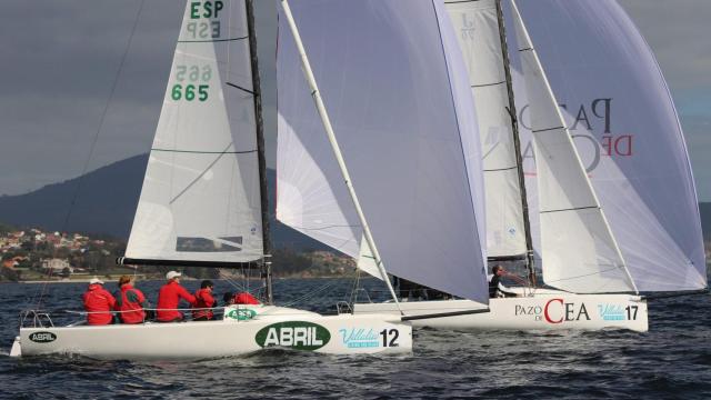 ‘Pazo de Cea’, líder de las J70 Villalia Winter Series en Vigo