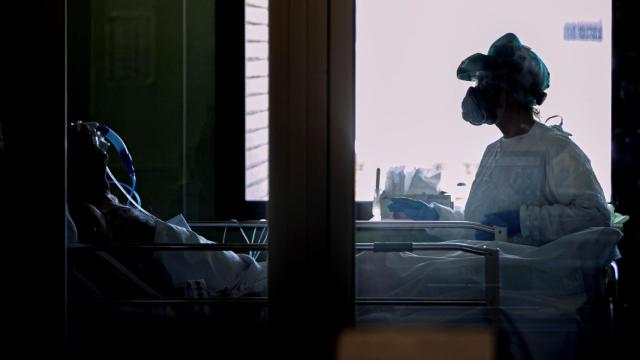 Personal de la UCI del Hospital Clínico Lozano Blesa de Zaragoza.