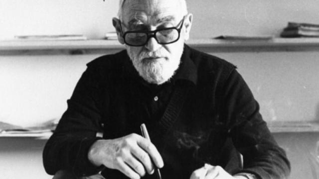 Jorge Oteiza. Foto: Fundación Museo Oteiza