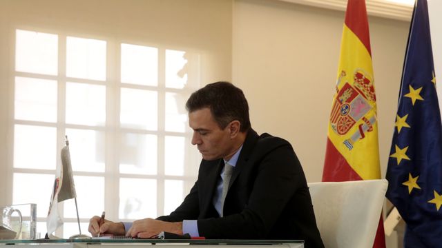 Pedro Sánchez, presidente del Gobierno.