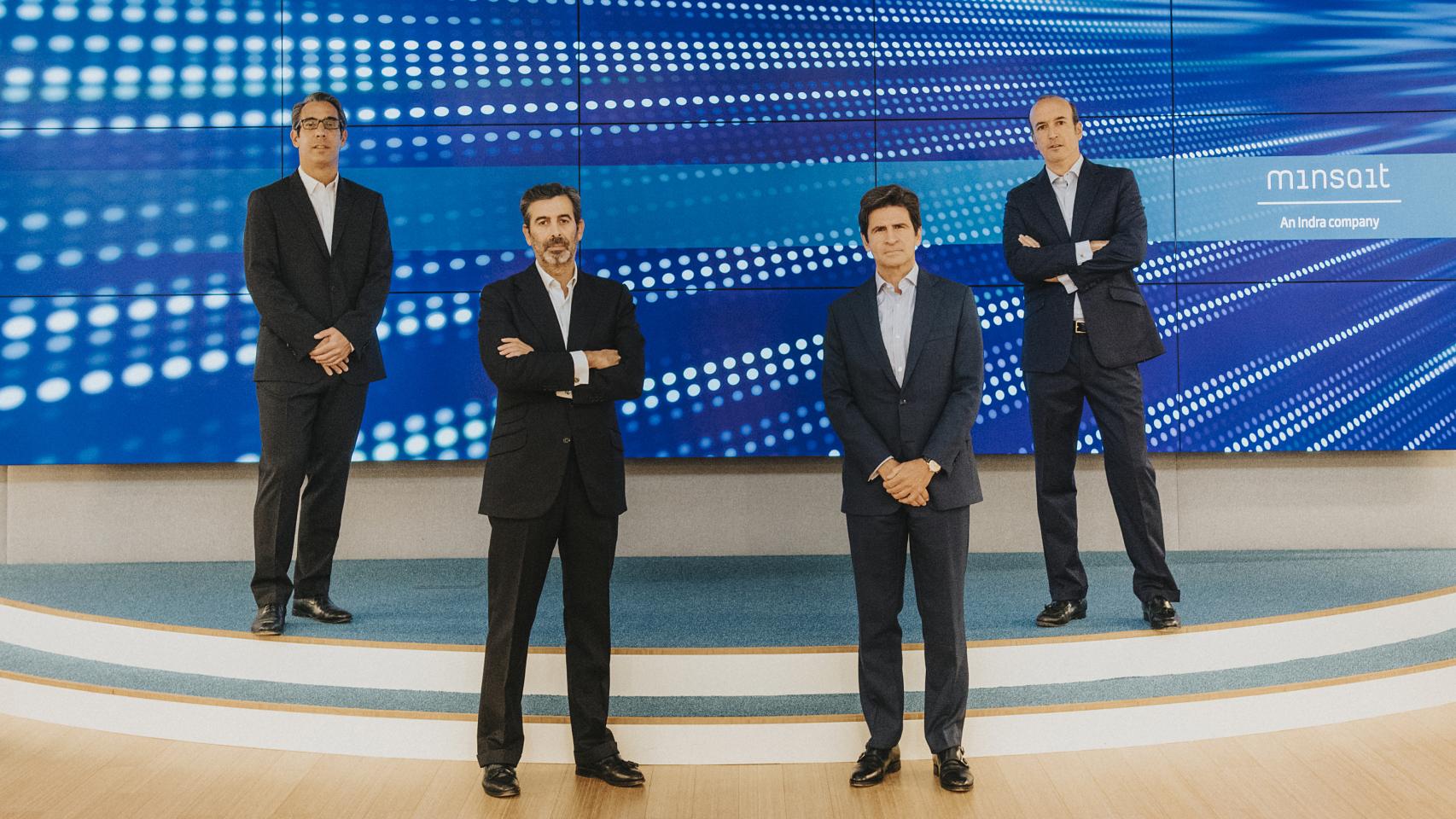 Pie de foto: De izquierda a derecha, Joseph Gelman, Amado Ramos, Silviano Andreu y Fernando López-Gamonal.