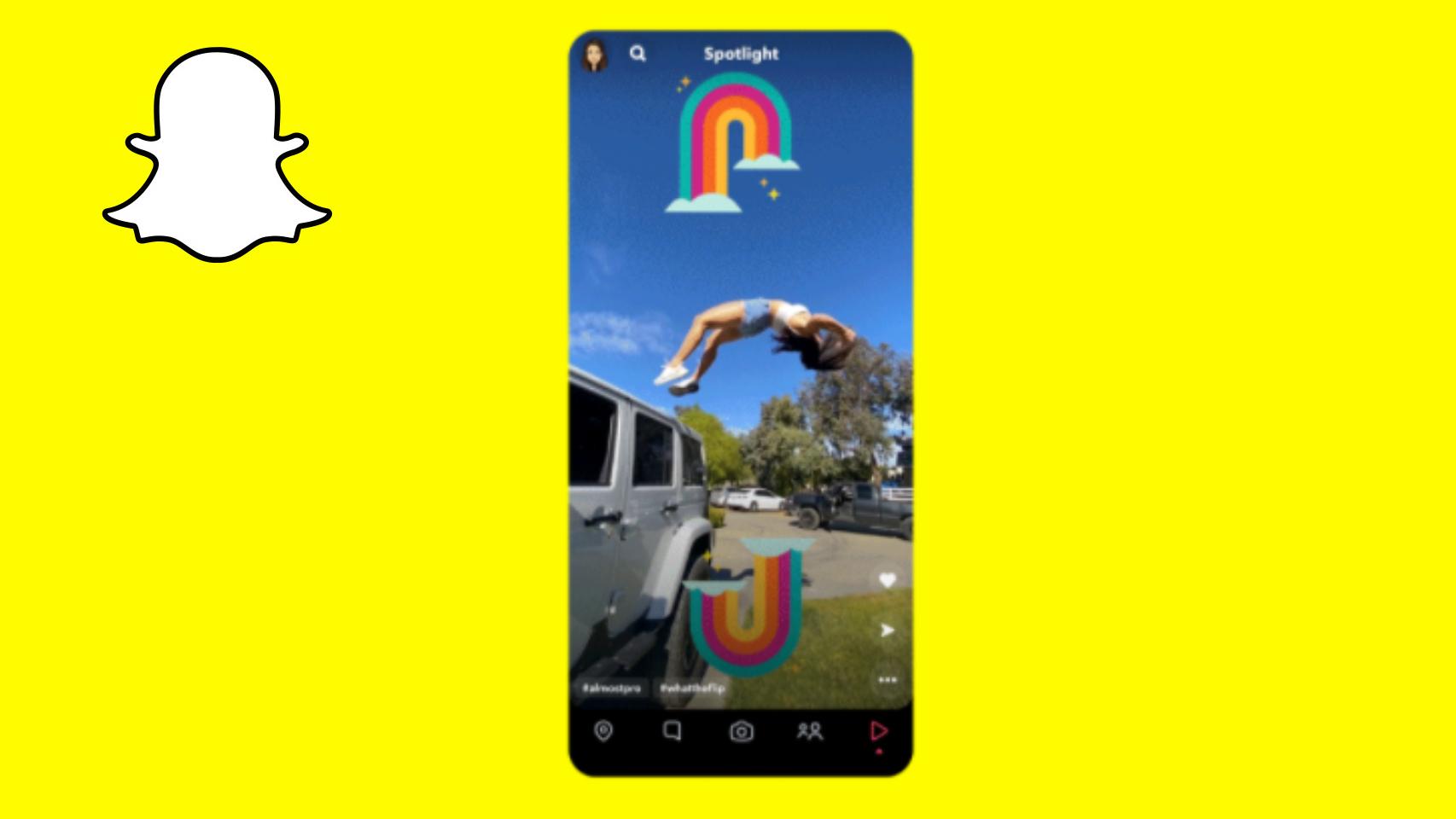 Así es Spotlight, el TikTok de Snapchat