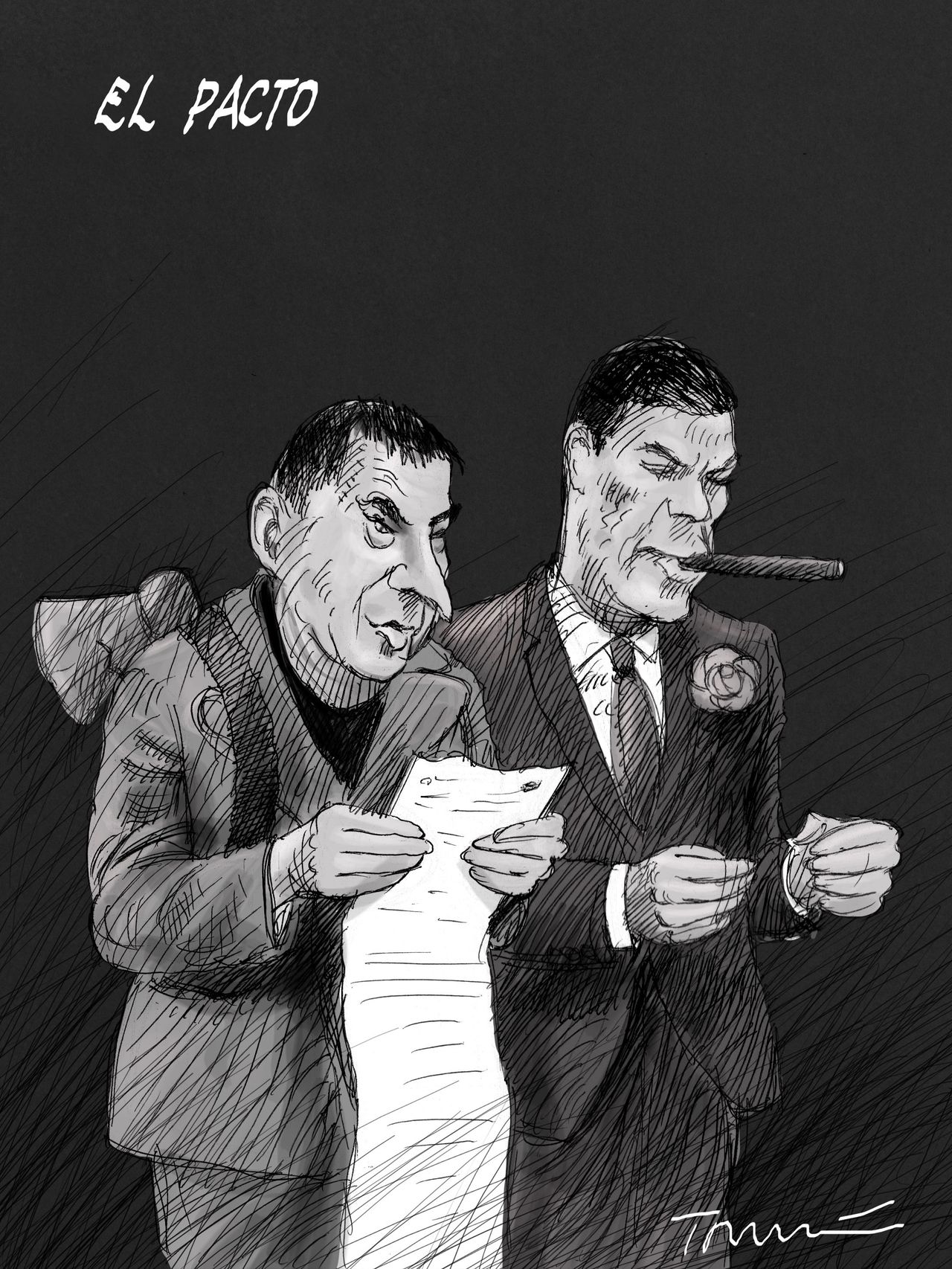 El pacto contratante...