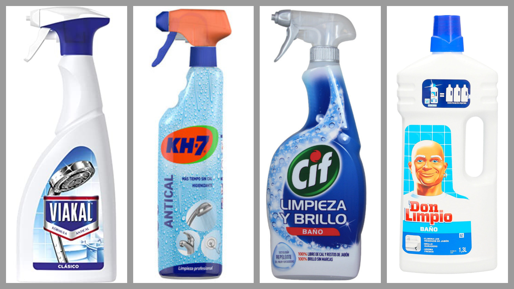Algunos de los limpiadores de baño por menos de tres euros de OCU