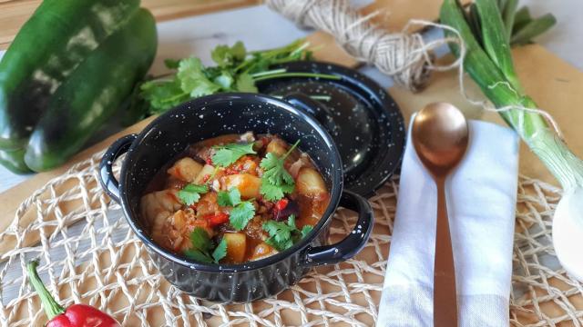 Cataplana de Sepia y Bacalao, un guiso portugués