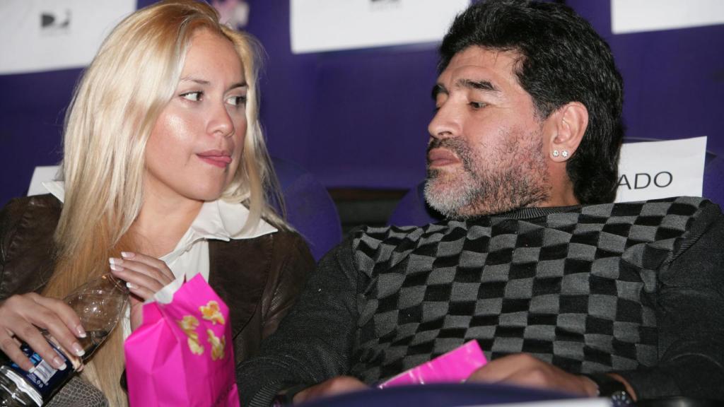 Verónica Ojeda y Maradona, en Buenos Aires