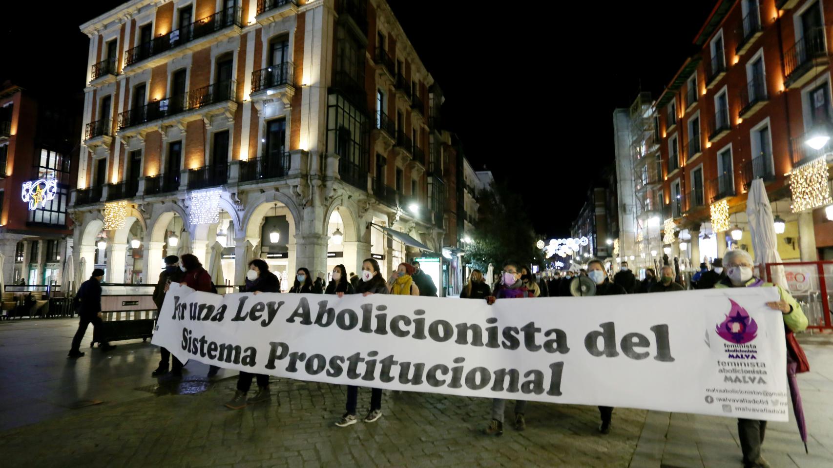 Manifestación en Valladolid con motivo del Día Internacional contra la Violencia de Género 1